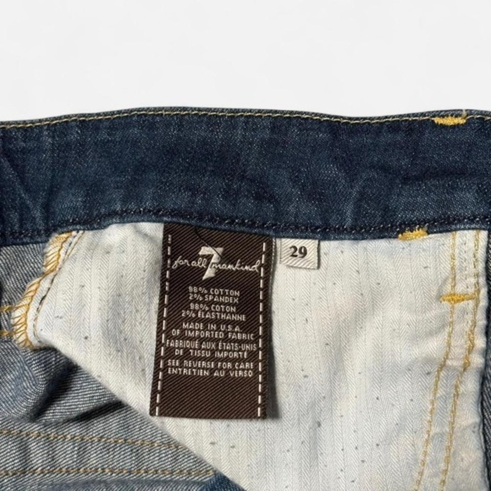 7 For All Mankind High Waist Skinny Jeans Size 29 - Picture 3 of 8